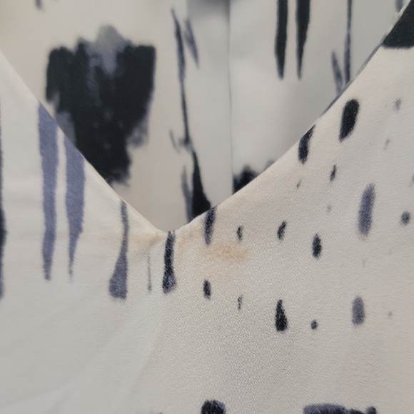 Banana Republic Monochrome Abstract Maxi Dress - Picture 3 of 10